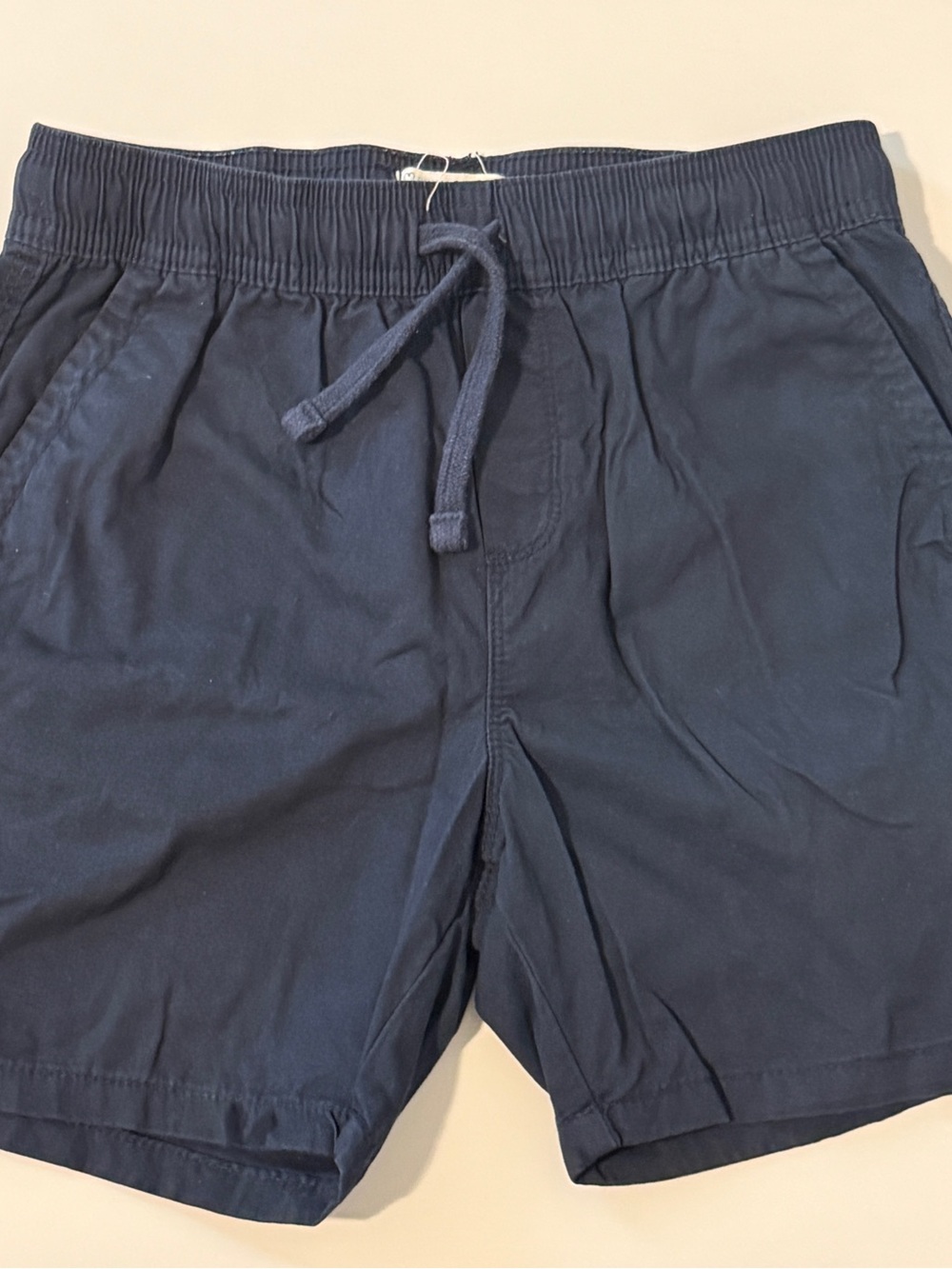 Primark Navy Elastic Waist Drawstring Shorts